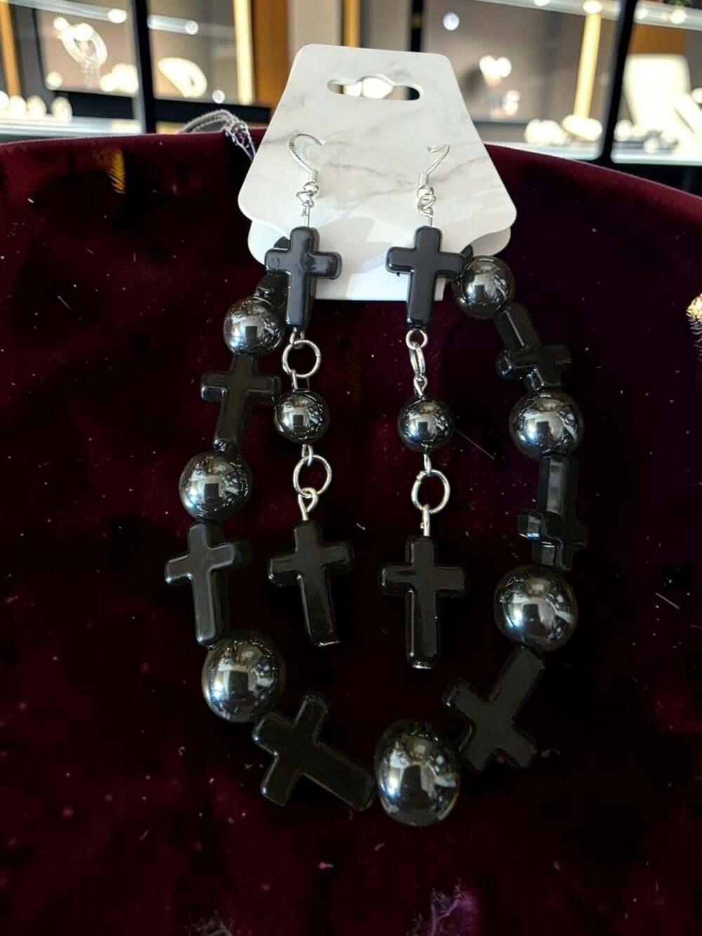 Cross Bracelet: Sterling Silver